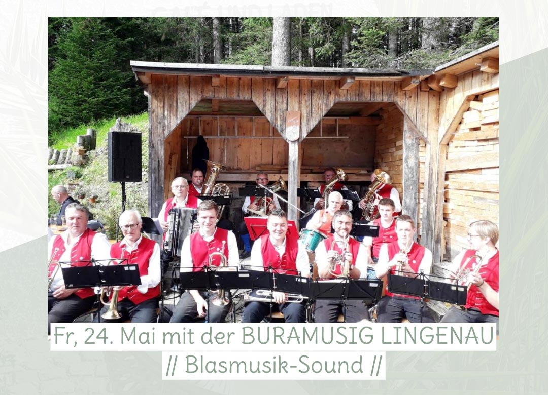Vierobad mit Live-Musik im Badhus Lingenau | Buramusig Lingenau